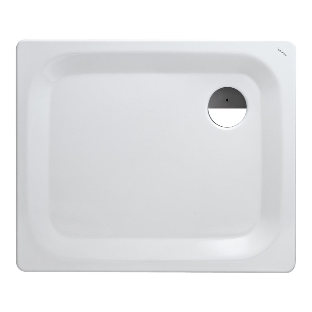 Laufen Platina 90x75 cm extra lapos zuhanytálca, matt fehér H2150037570401