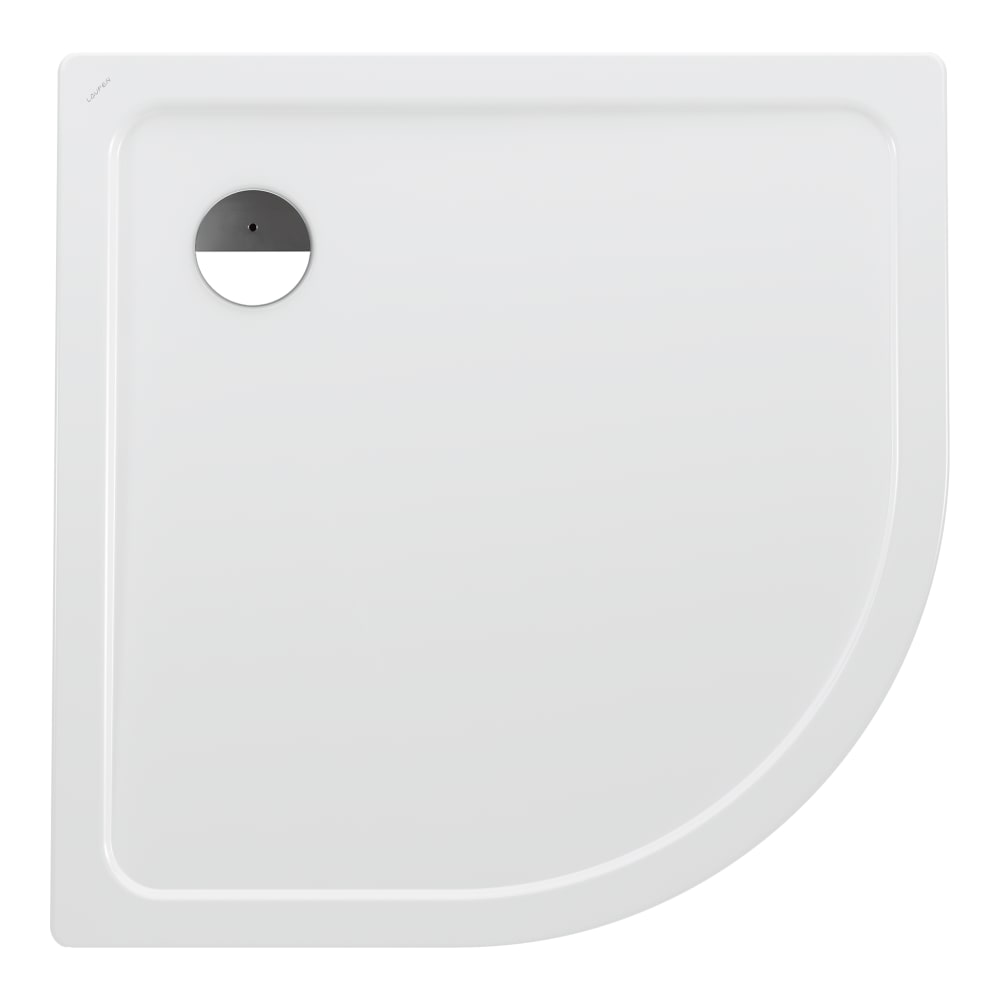 Laufen Platina 90x90 cm negyedköríves extra lapos zuhanytálca, fehér H2150080000401
