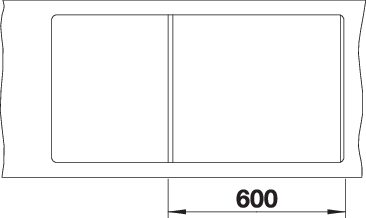 BLANCO ZENAR XL 6S-F DGP fehér fa tart. Gránit Mosogató 524085