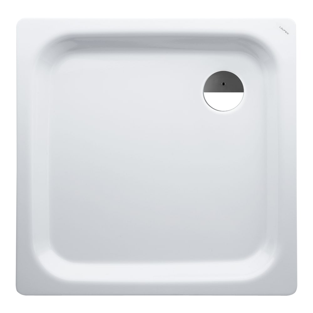 Laufen Platina 80x80 cm zuhanytálca csúszásgátló felülettel, fehér H2150116000401