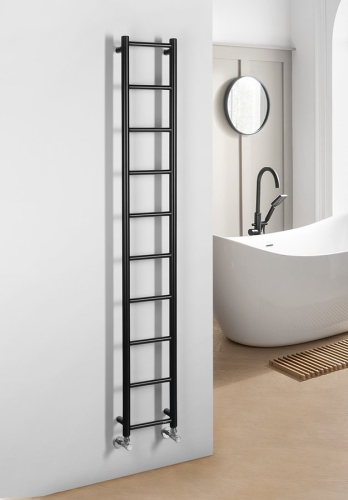 Sapho DINA 250x1680 mm fürdőszobai radiátor, matt fekete IR377TB