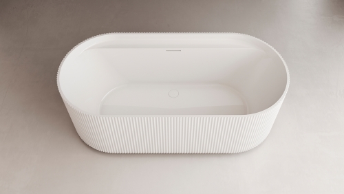 Zenon Olympia 170x80 cm szabadon álló kád, matt fehér ZEN0365