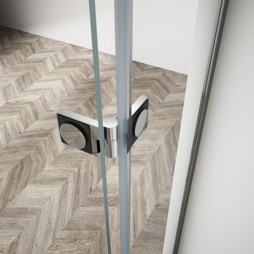 Sapho TRINITY CHROME 80 cm balos zuhanyajtó transzparent üveggel, króm GT1280CL-CH