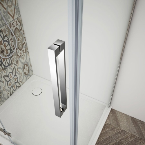 Sapho TRINITY CHROME 110 cm jobbos zuhanyajtó transzparent üveggel, króm GT1211CR-CH