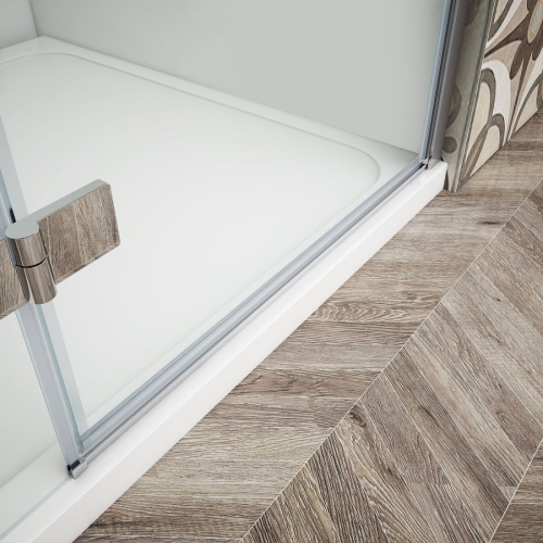 Sapho TRINITY CHROME 110 cm jobbos zuhanyajtó transzparent üveggel, króm GT1211CR-CH