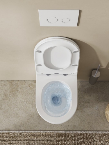 Sapho BRUCKNER GLANZ Vortex fali WC, fehér 201.336.4