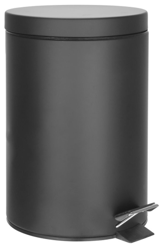 Sapho AQUALINE SIMPLE LINE 5l szemetes, matt fekete 26105