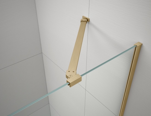 Sapho TRINITY GOLD 80x90 cm zuhanykabin transzparent üveggel, matt arany GT2280-90C-G