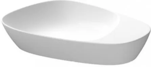 Cersanit Kontra aszimmetrikus pultra ültethető mosdó 60x40 cm, fehér K682-001