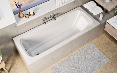 Niwell Poli 140x70 cm egyenes kád WANW.POL.140.070.WH