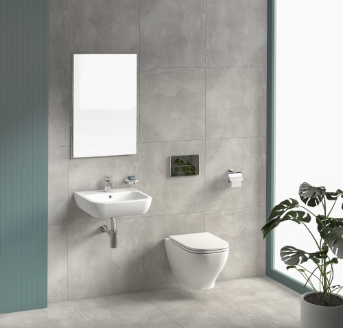 Jika Deep fali mosdó 50x45 cm gyerek dekorral, fehér H8103660001341