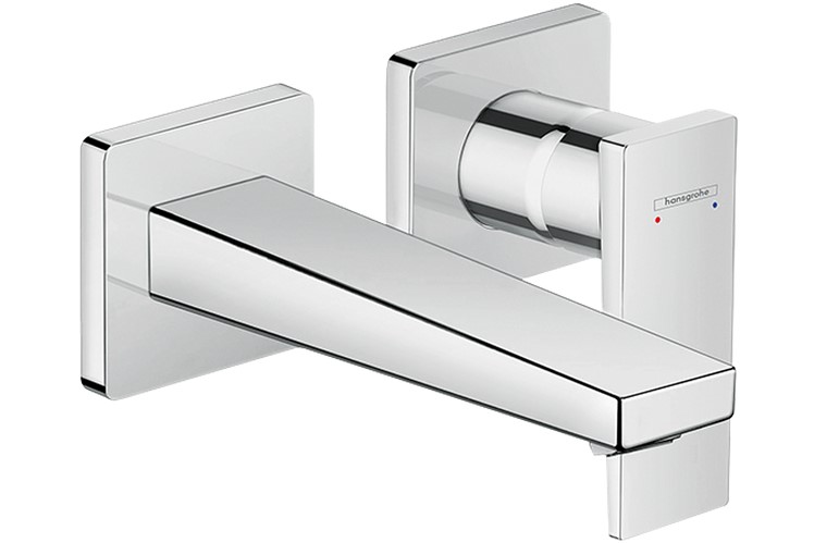 Hansgrohe Metropol egykaros mosdócsaptelep falsík alatti szereléshez, 16,5 cm-es kifolyóval, loop foganytúval, fali szereléshez 32525000