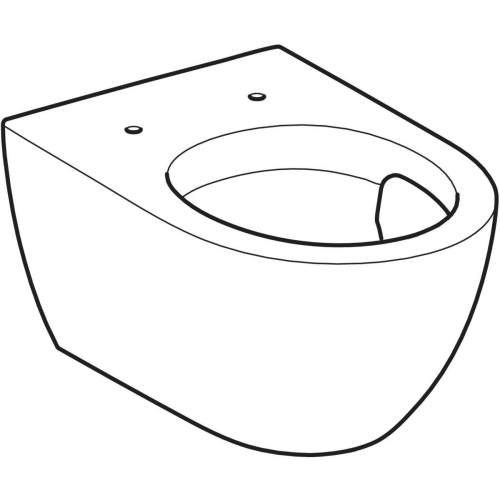 Geberit Acanto TurboFlush mélyöblítésű fali WC, fehér 502.717.00.1