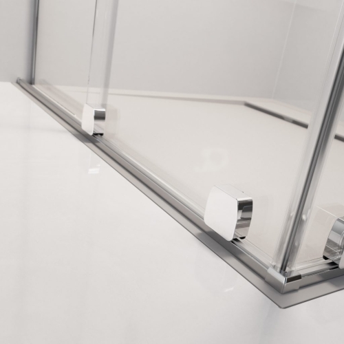 Radaway Furo DWJ 140 cm jobbos zuhanyajtó, króm 10107722-01-01R, 10110680-01-01