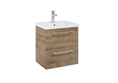 Roca Roma Compact 51 cm fürdőszoba bútor mosdóval, Rural Oak A852472808