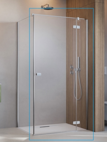 Radaway Fuenta KDJ 90 cm jobbos zuhanykabin ajtó, króm 1384044-01-01R