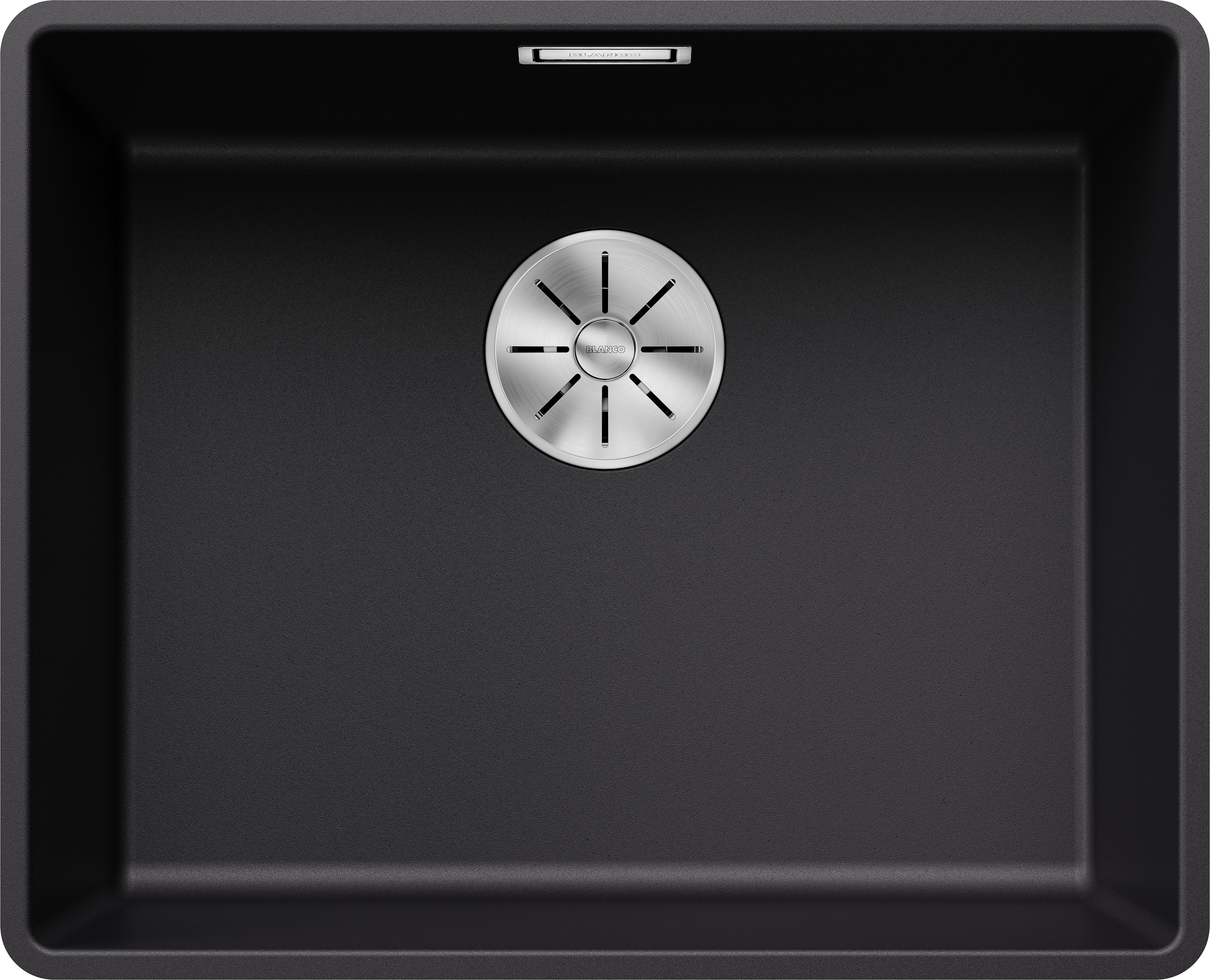 BLANCO SUBLINE 500-F munkalap szintjébe építhető gránit mosogató, fekete 525994