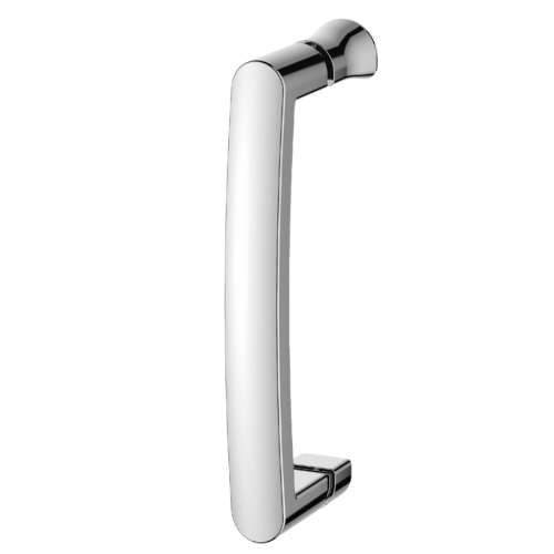 Roltechnik ALBIS MATT 80x80 cm íves zuhanykabin matt üveggel, króm N0792