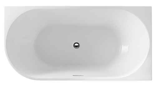 Sapho AQUALINE TIBERA R 150x75 cm jobbos szabadon álló akril kád, fehér E1037