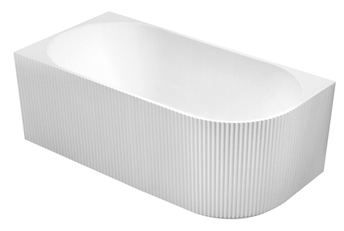 Sapho AQUALINE TIBERA STRIP L 150x75 cm balos szabadon álló akril kád, fehér E1047G