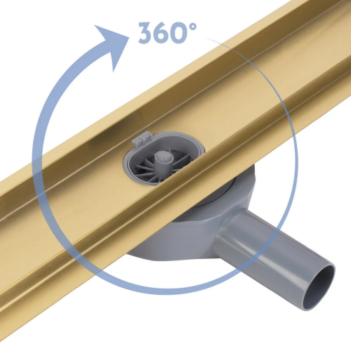 REA Neox pro Brush Gold 70 cm zuhanyfolyóka REA-G2702