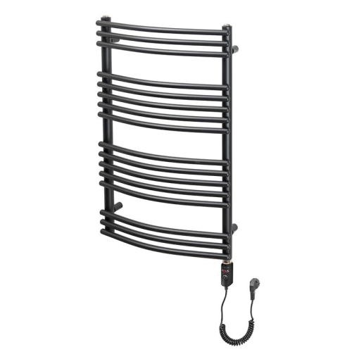 Radeco Sonia elektromos radiátor 1180x550 mm 600W-os, fekete A5-500/SEL