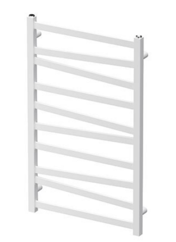 Radeco River 2 fürdőszobai radiátor 865X530 mm 333 W, fehér (RAL 9016)