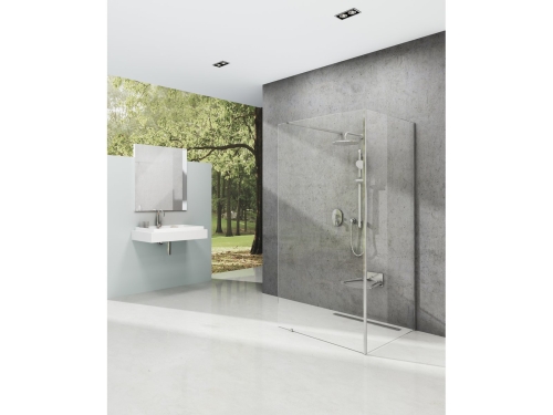 Ravak Corner 120x90 cm Walk-In zuhanykabin Transparent üveggel, krómhatású GW1CG7C0SZ1