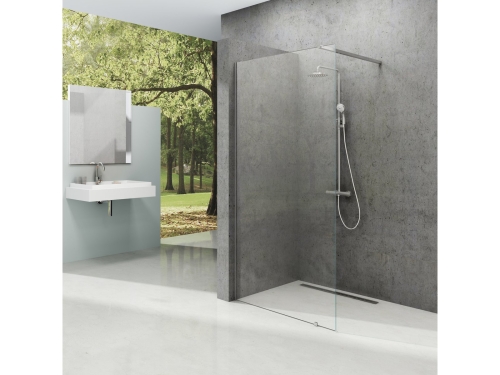 Ravak Wall 110 cm Walk-In zuhanyfal Transparent üveggel, krómhatású GW9WD0C0SZ1