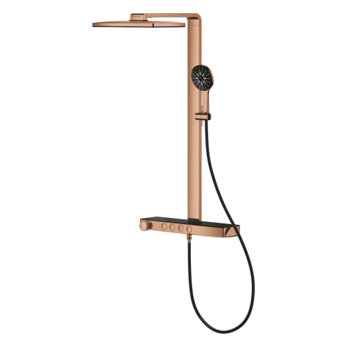 Grohe Rainshower Aqua Pure termosztátos zuhanyrendszer, warm sunset 100962DA00