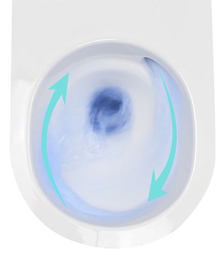 Sapho ISVEA INFINITY Vortex fali WC, fehér 10NF02003