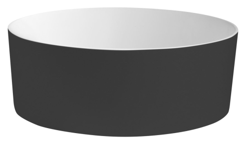 Sapho THIN 38 cm Rockstone pultra szerelhető mosdó, matt fehér/carina WN548-41