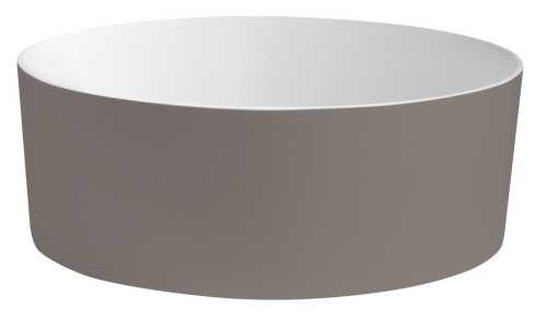 Sapho THIN 38 cm Rockstone pultra szerelhető mosdó, matt fehér/agila WN548-43