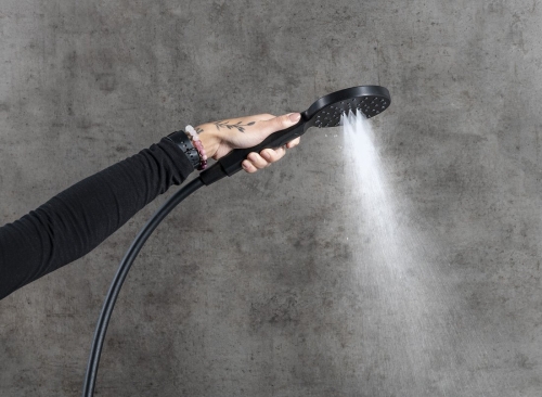 Sapho PAX zuhanyrendszer, matt fekete XA139/15