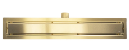 Rea Neox rozsdamentes acél zuhanyfolyóka 60 cm, szálcsiszolt arany REA-G4892