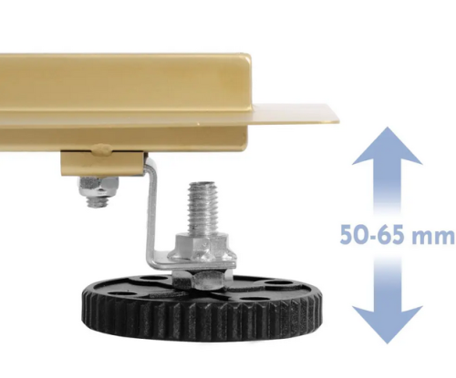 Rea Neox rozsdamentes acél zuhanyfolyóka 80 cm, fényes arany REA-G2563