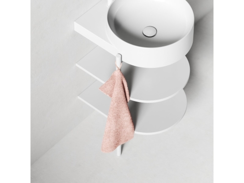 Ravak Yard 40 mosdó tartó keret, matt fehér D80000E004