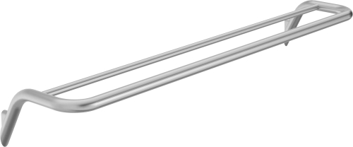 Deante Silia dupla törölköző tartó, szálcsiszolt acél ADI_F631