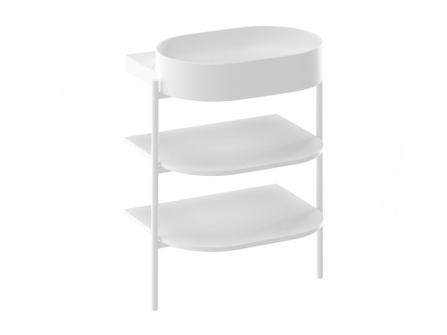 Ravak Yard 60 cm kerámia mosdó csaplyuk nélkül, fehér XJX01060000