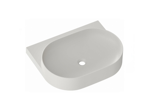 Ravak Yard 60 cm kerámia mosdó csaplyuk nélkül, Smoke Grey XJX0O060000