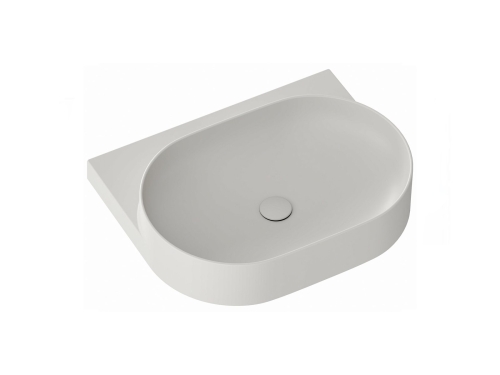 Ravak Yard 60 cm kerámia mosdó csaplyuk nélkül, Smoke Grey XJX0O060000
