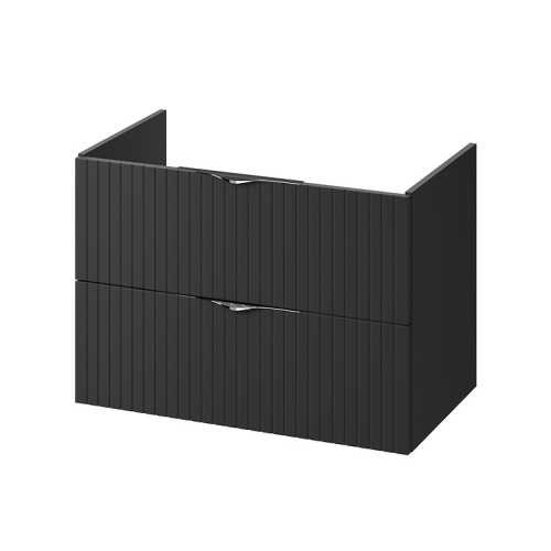 Cersanit TIRSO 80 cm alsószekrény, matt fekete S1017-011