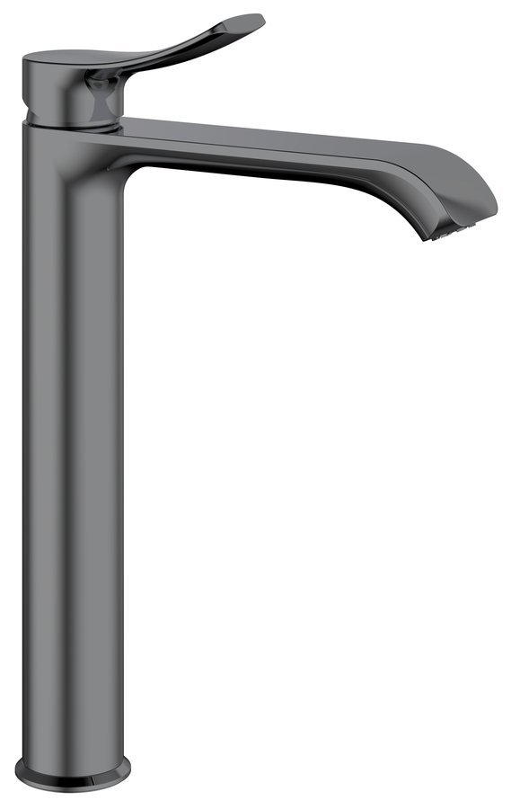 Sapho SUGA magasított mosdócsaptelep, gun metal TJ006GM