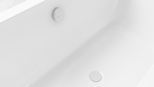 Sapho POLYSAN 100 cm bovdenes kád lefolyó, fehér 71854.10