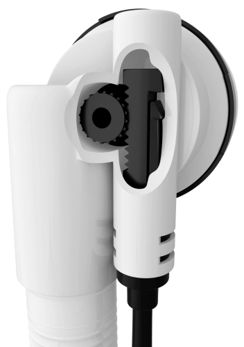 Sapho POLYSAN 60 cm bovdenes kád lefolyó, fehér 71850.10