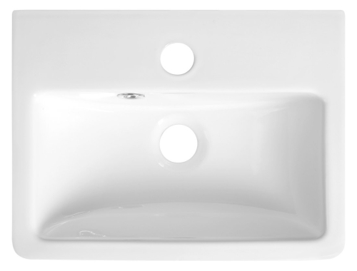 Sapho AQUALINE 37,5x28 cm kerámiamosdó, fehér 201.129.0