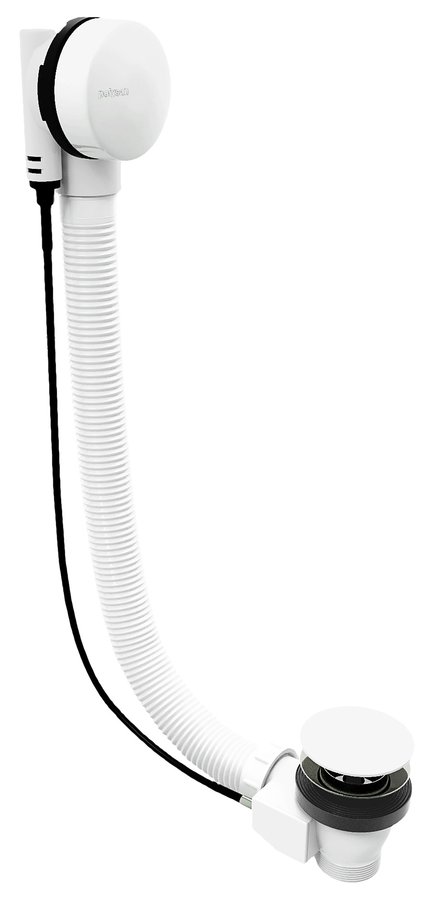 Sapho POLYSAN 120 cm bovdenes kád lefolyó, fehér 71856.10