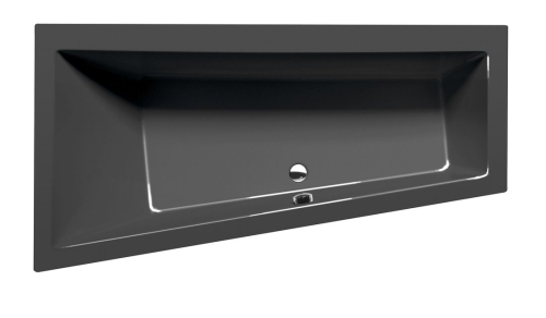 Sapho POLYSAN ANDRA 160x90 cm balos aszimmetrikus kád, szürke 81521.30