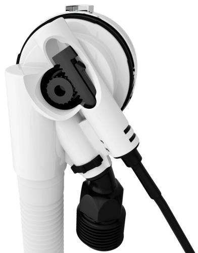 Sapho POLYSAN 120 cm bovdenes lefolyó kádtöltővel, króm 71857