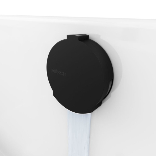 Sapho POLYSAN 120 cm bovdenes lefolyó kádtöltővel, matt fekete 71857.21